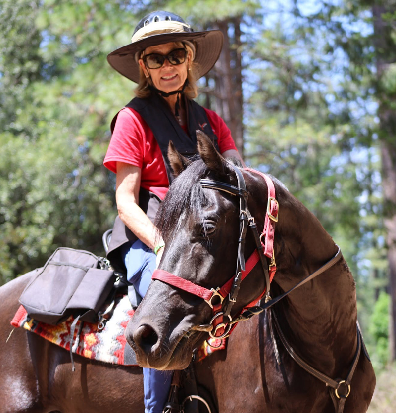 Woman on horse